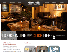 Tablet Screenshot of mitchellsrestaurant.co.uk